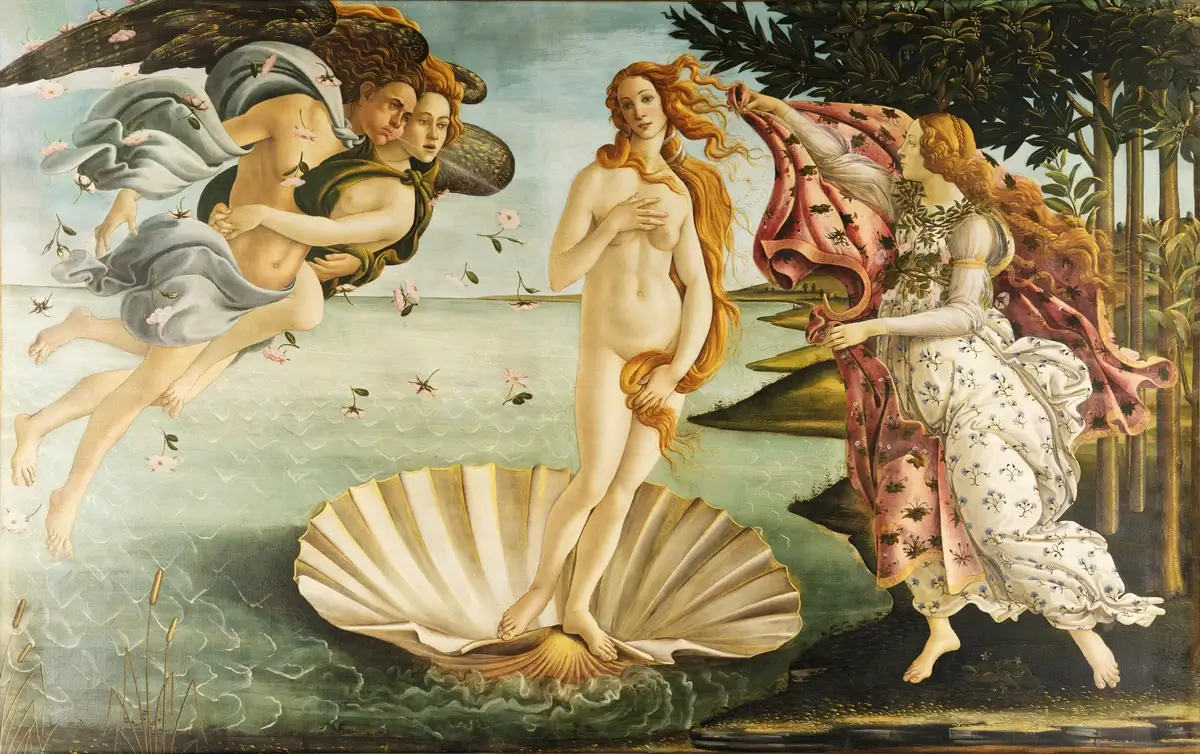 Sandro Botticelli, "The Birth of Venus", 1485