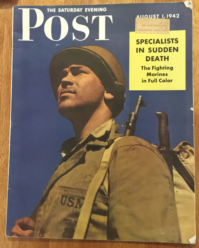 The Saturday Evening Post featuring Dahl's story
