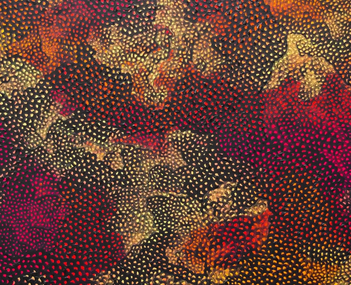 Yayoi Kusama, "Infinity Net" paintings
