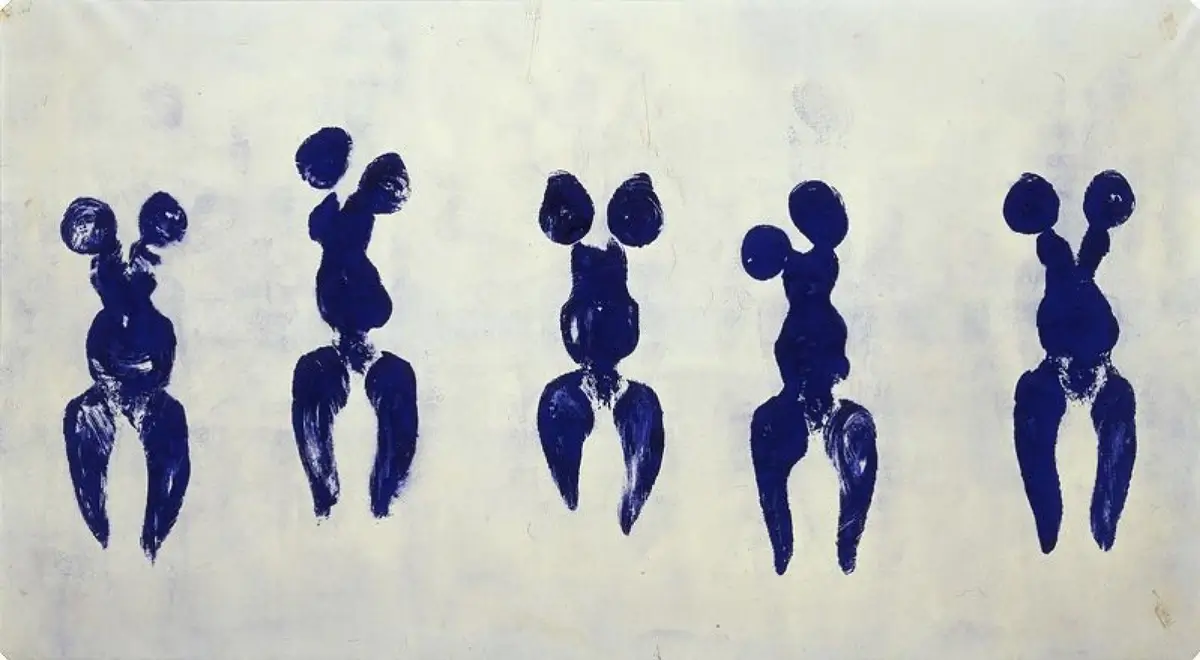 Yves Klein, "Anthropometry of the blue period", 1960