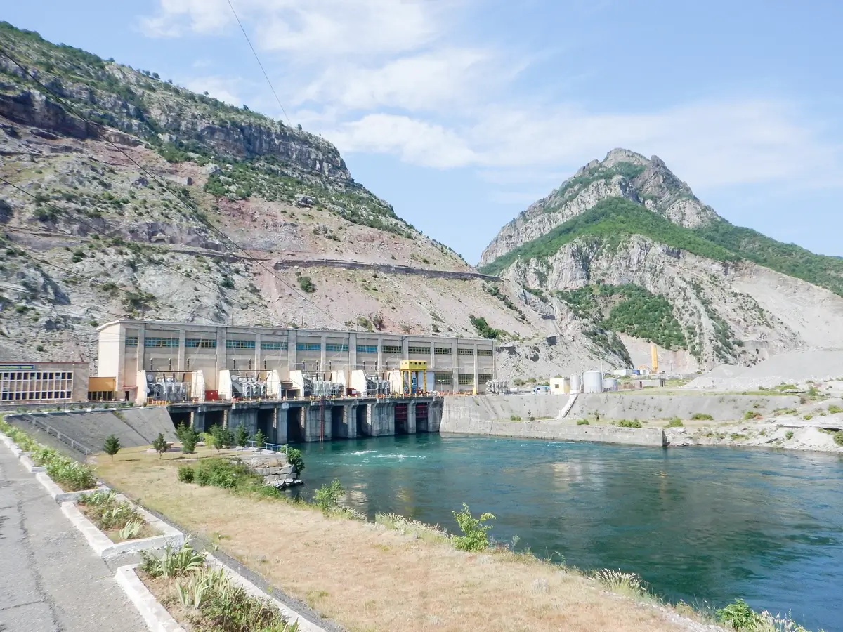 Albania hydroelectric power plant