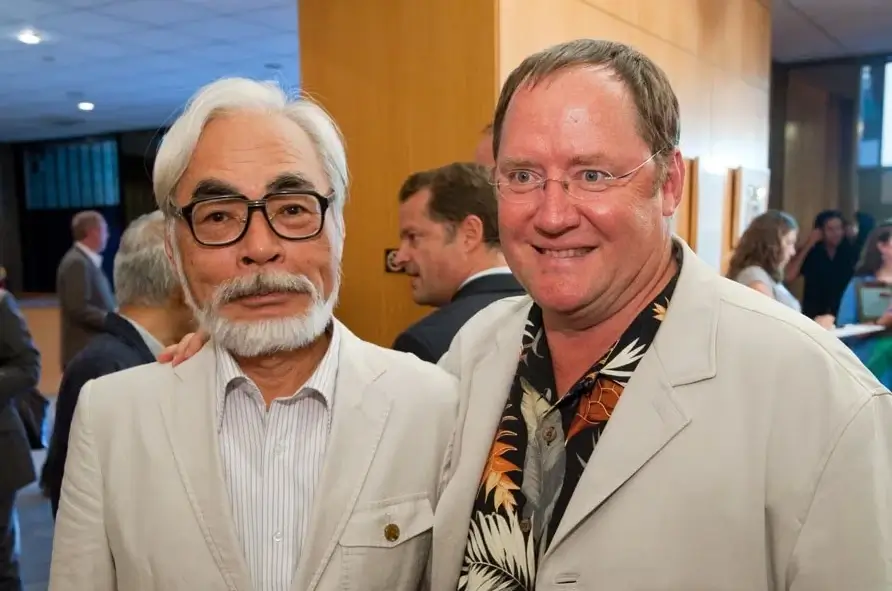 Hayao Miyazaki and John Lasseter