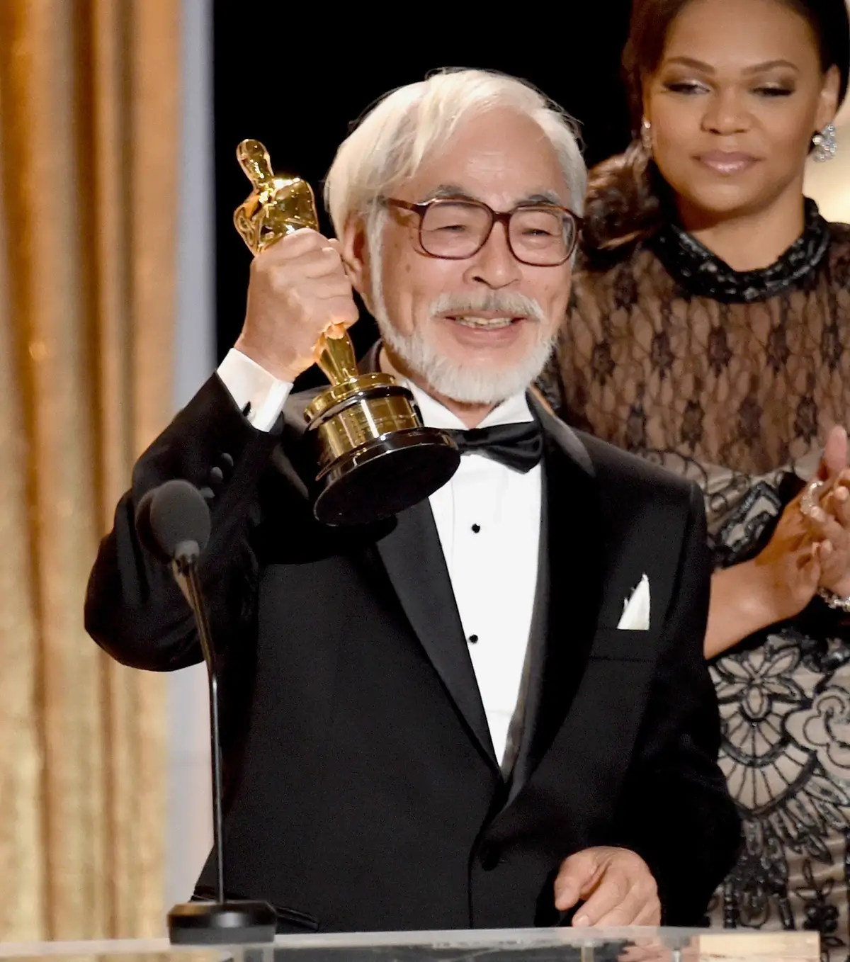 Hayao Miyazaki at the Academy Awards