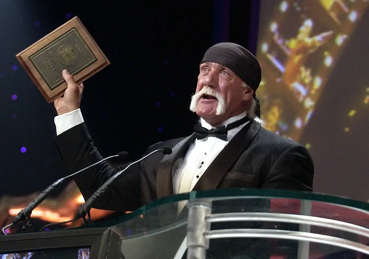 Hulk Hogan at the WWE Hall of Fame