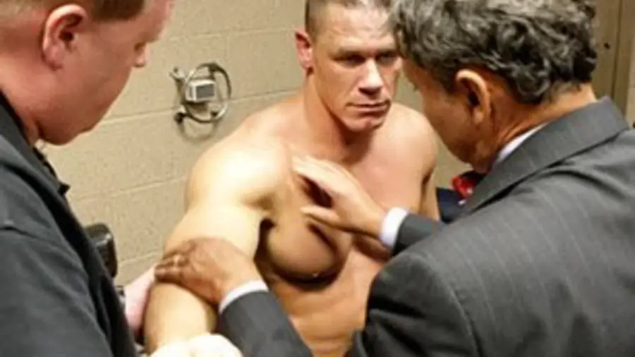 John Cena torn pectoral muscle