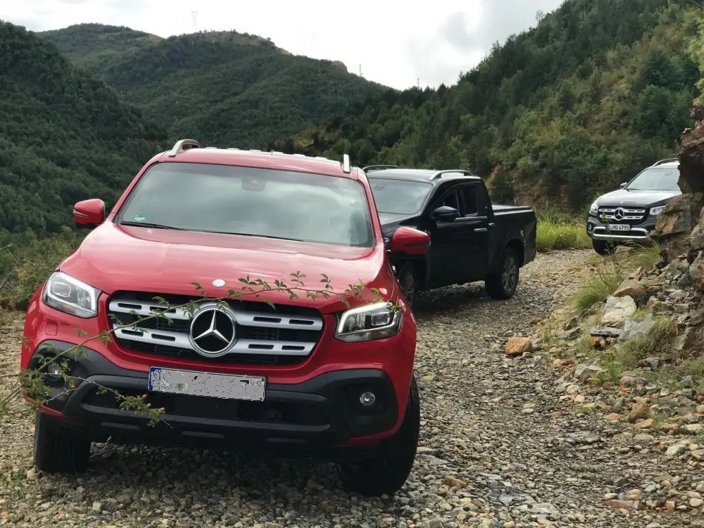 Mercedes-Benz cars in Albania