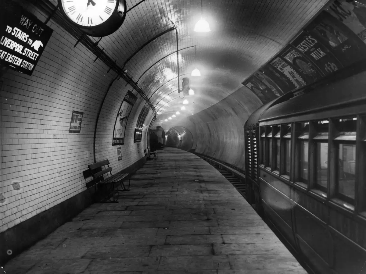 Vintage image of London Underground
