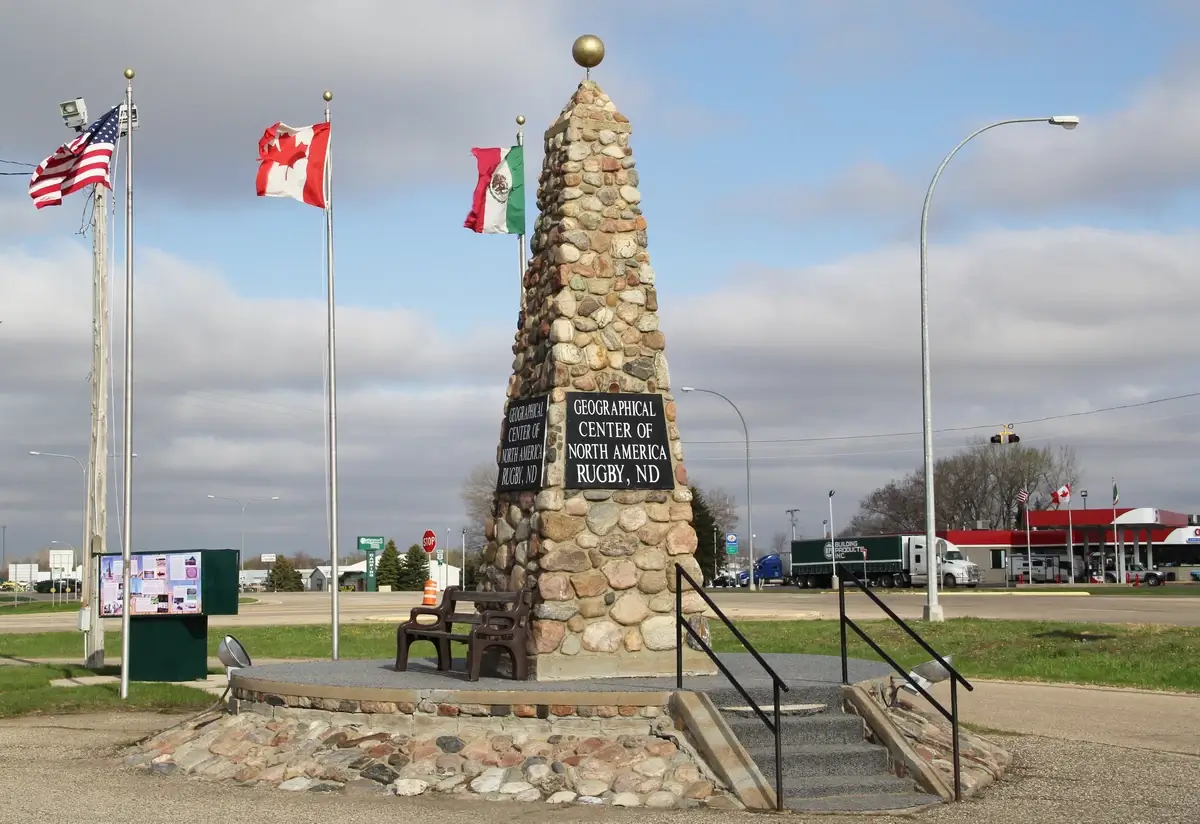 Geographical Center of North America, Rugby, Pierce County, North Dakota