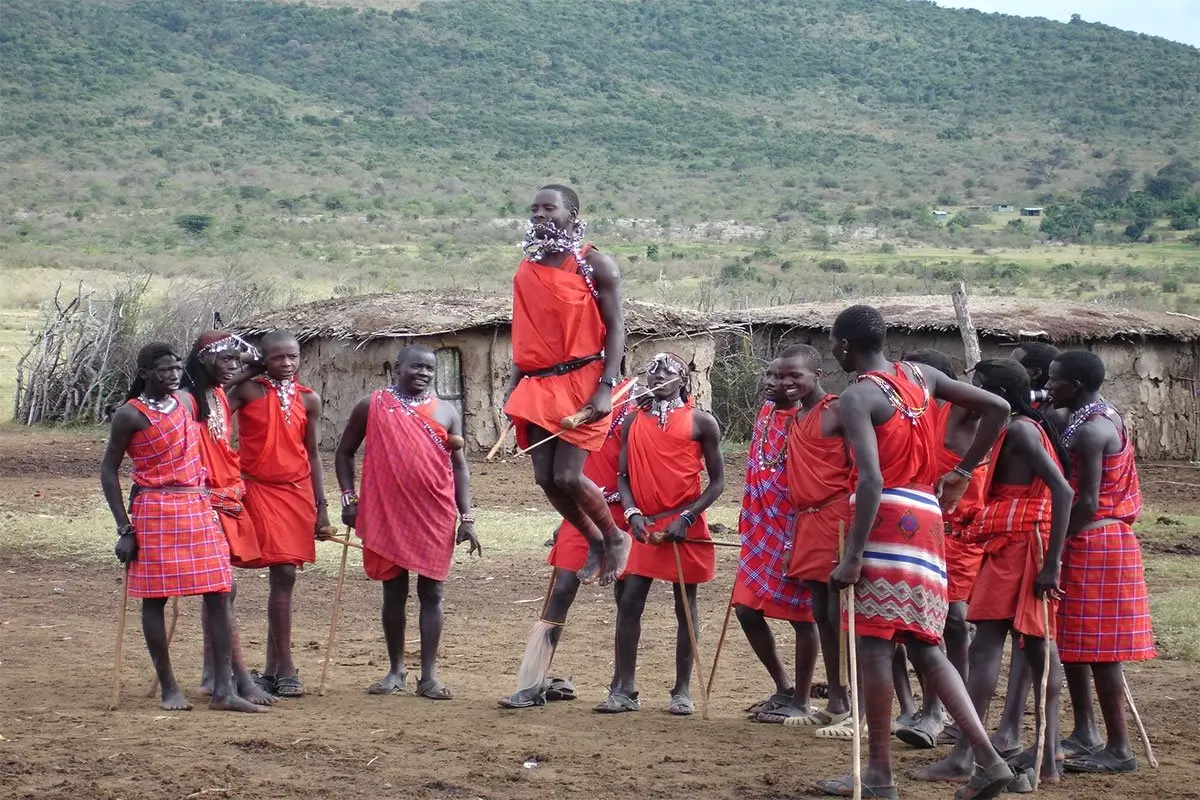 Maasai life in savannah