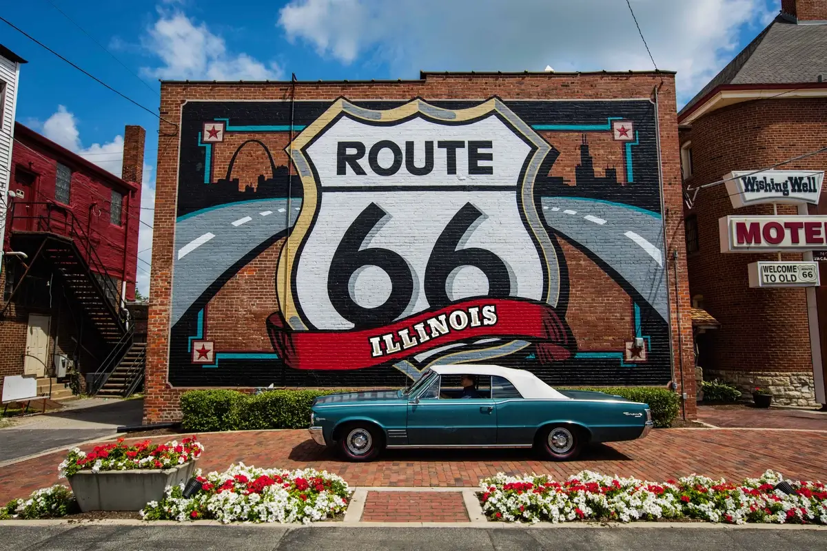 Route 66 in Midwest