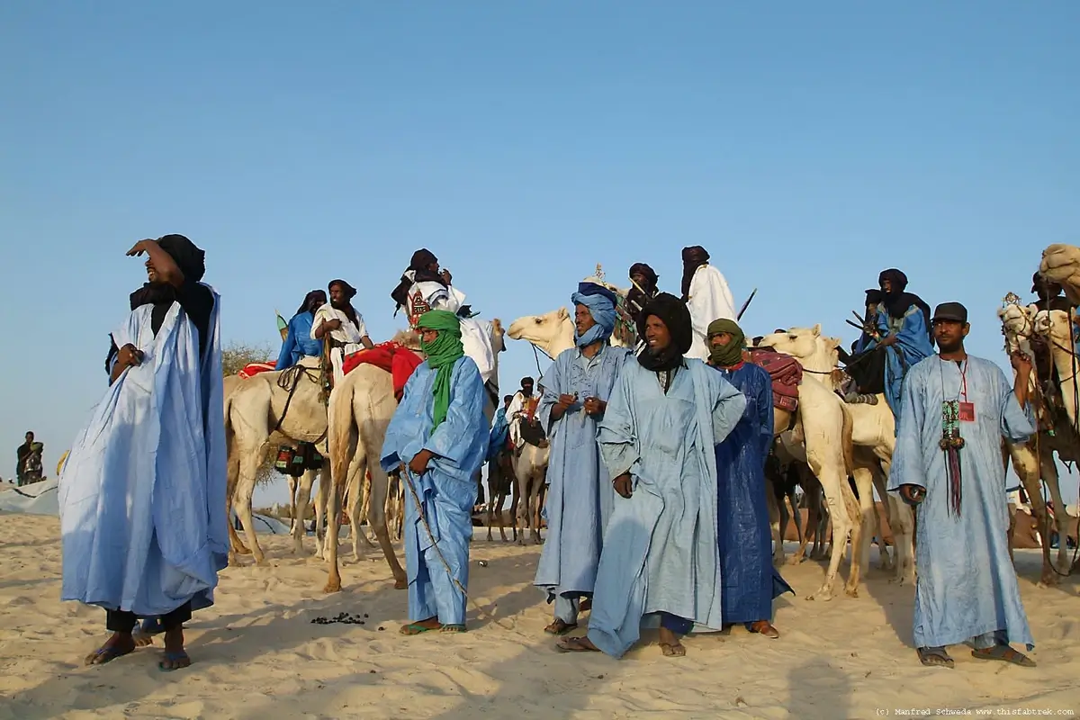 The Tuareg People in the Sahara